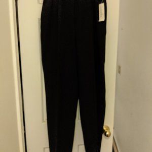 Slacks / pants, black NWT, Rafaella
